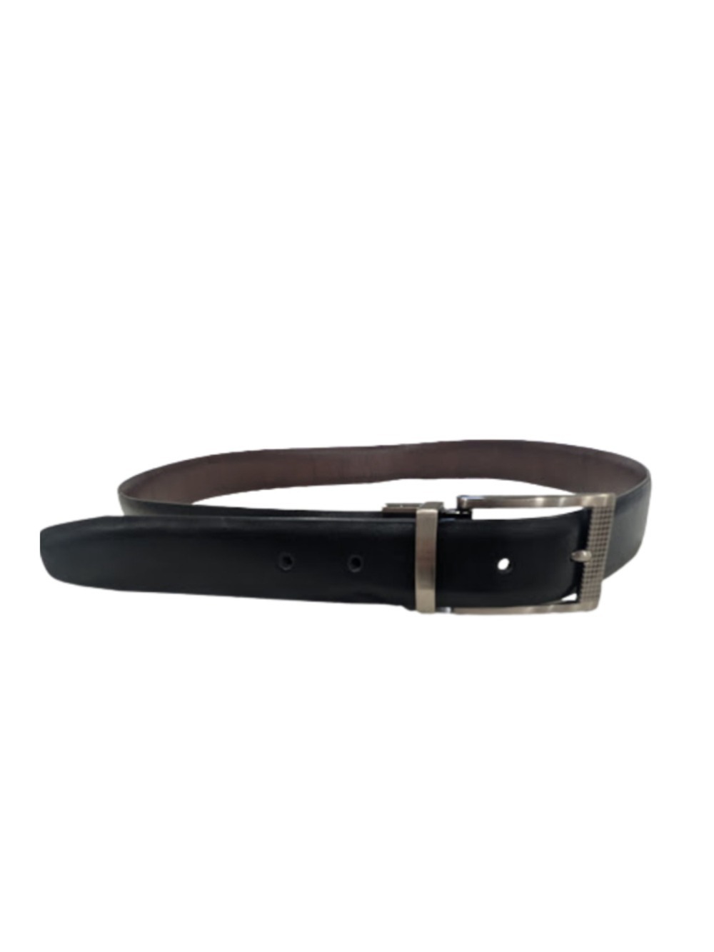 BKG Genuine Leather Belt Black Size 36 Classic Minimalist Dress Belt 1.25 in